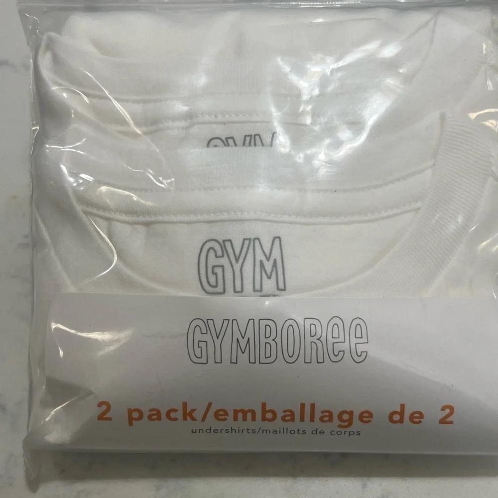 Gymboree White Undershirts 2-Pack